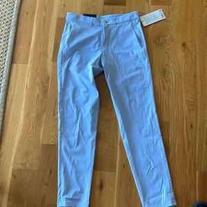 Commission pant slim. 31x32 breathable material. Light blue